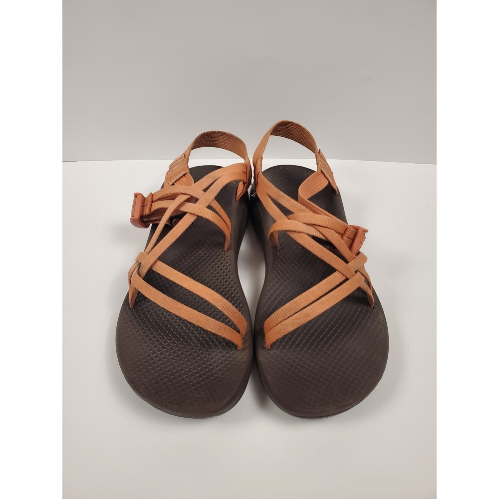 Chaco Z Cloud Sandals Womens 10 Orange Strappy Waterproof X2 Sport Hiking - Picture 2 of 10